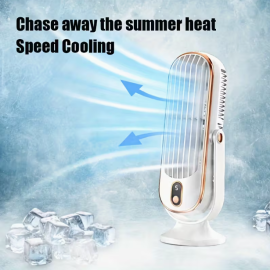 Compact USB Rechargeable Desktop Fan – Portable Air Cooler for Home & Office